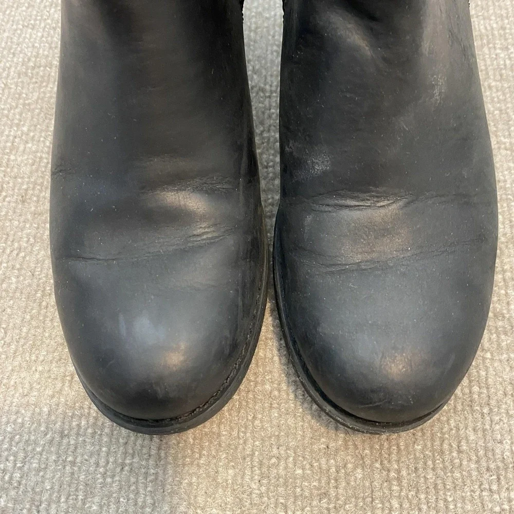 Merrell Booties Womens Size 8 Black Wool Blend Ankle Zip Lug‎ Sole J000886
